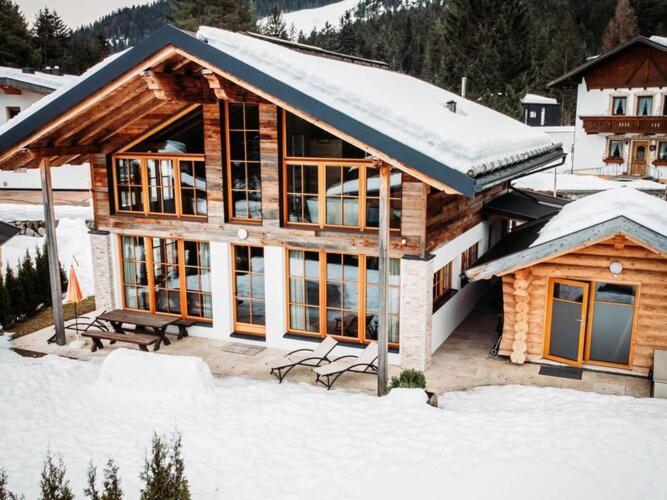 Chalets Im Weidach, Leutasch Exterior foto