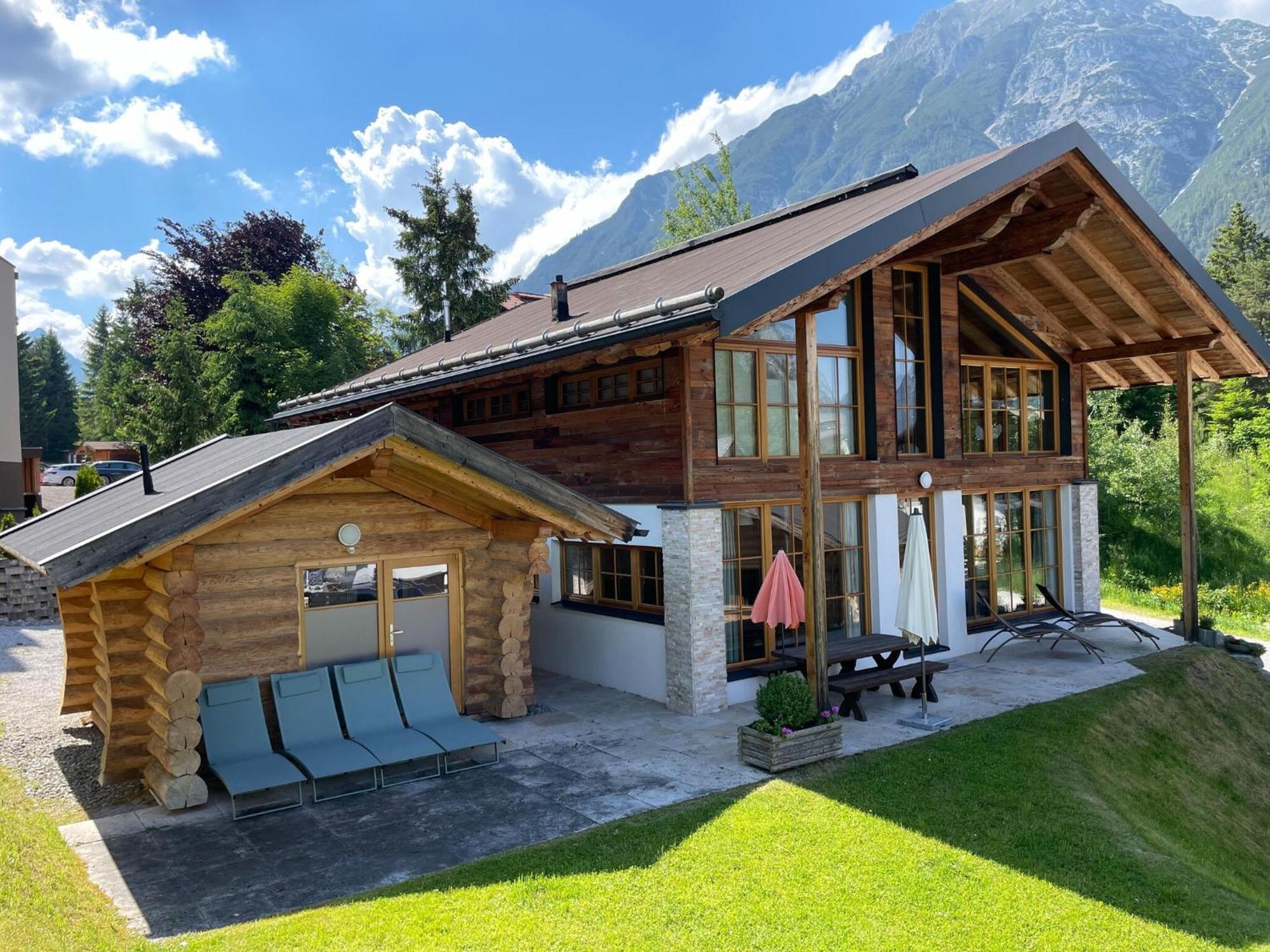 Chalets Im Weidach, Leutasch Exterior foto